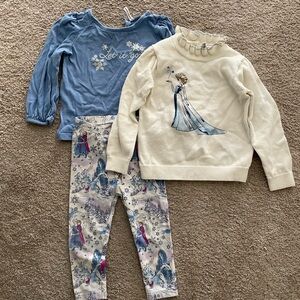 Frozen Themed Kids Outfit Set